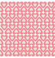 heart seamless pattern background vector image