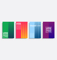 modern abstract design covers set vector image vector image