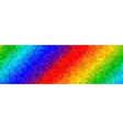 pixel rainbow abstract diagonal seamless vector image