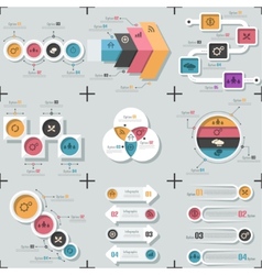 Flat Infographic Design Royalty Free Vector Image