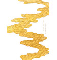 japanese background with gold watercolor texture vector image vector image