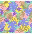 stylish tropical seamless pattern vector image