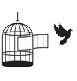 Bird cage Royalty Free Vector Image - VectorStock