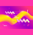 creative design 3d flow shape liquid wave vector image