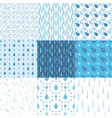 rain drops seamless pattern background vector image
