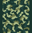 seamless digital camouflage vector image