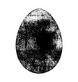 grunge isolated egg vector image vector image