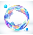 abstract colorful sphere image vector image