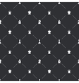 seamless pattern with white chess icons for book vector image