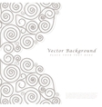 abstract background with curls vector image