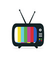 tv icon television retro old color vector image