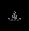 apartment logo vector image