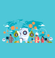electronic money banking bot indian people using e vector image vector image