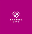 love logo vector image vector image