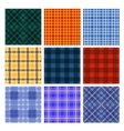 nine striped colourful textile seamless pattern vector image vector image