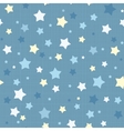 seamless stars pattern vector image