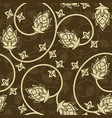 beige flowers vector image