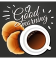 good morning vector image vector image