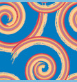 seamless pattern from colorful textured spiral vector image vector image