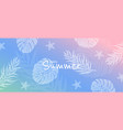 summer tropical background with copy space vector image