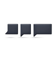 3d speech bubble vector image vector image