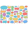 speech bubbles vector image vector image