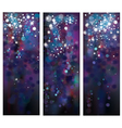 bokeh banners vector image vector image