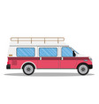 travel van icon vector image