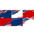 set of usa banner abstract background design vector image