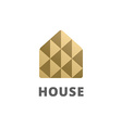 real estate house logo icon design template vector image vector image