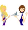 fashion girls vector image vector image