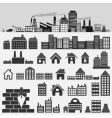 house icons vector image