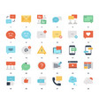 message bubbles icons vector image