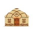 Yurt Cartoon House of Asian Royalty Free Vector Image