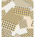 pattern patchwork vector image