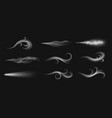 wind blowing effect smoke or vapor vector image