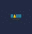 background with the inscription happy new year vector image