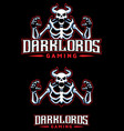 darklords gaming mascot vector image vector image