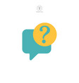 question mark icon symbol template for graphic vector image