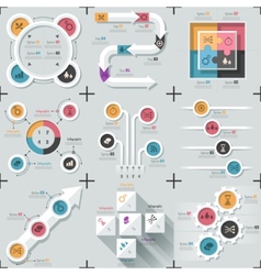 Flat Infographic Design Royalty Free Vector Image