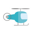 cartoon plastic helicopter toy object for small vector image
