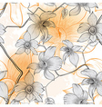 floral seamless pattern vector image vector image