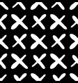 hand-drawn seamless pattern with crosses vector image