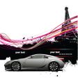 paris background vector image vector image