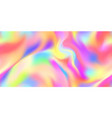 iridescent holographic abstract vivid rainbow vector image