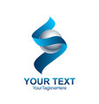 s letter logo icon template symbol logotype vector image