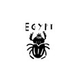 hand drawn symbol of egypt travel arab vector image