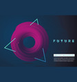 futuristic minimal background neon laser lines vector image vector image