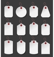christmas sale tags vector image