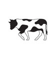 cow line art icon design template vector image vector image